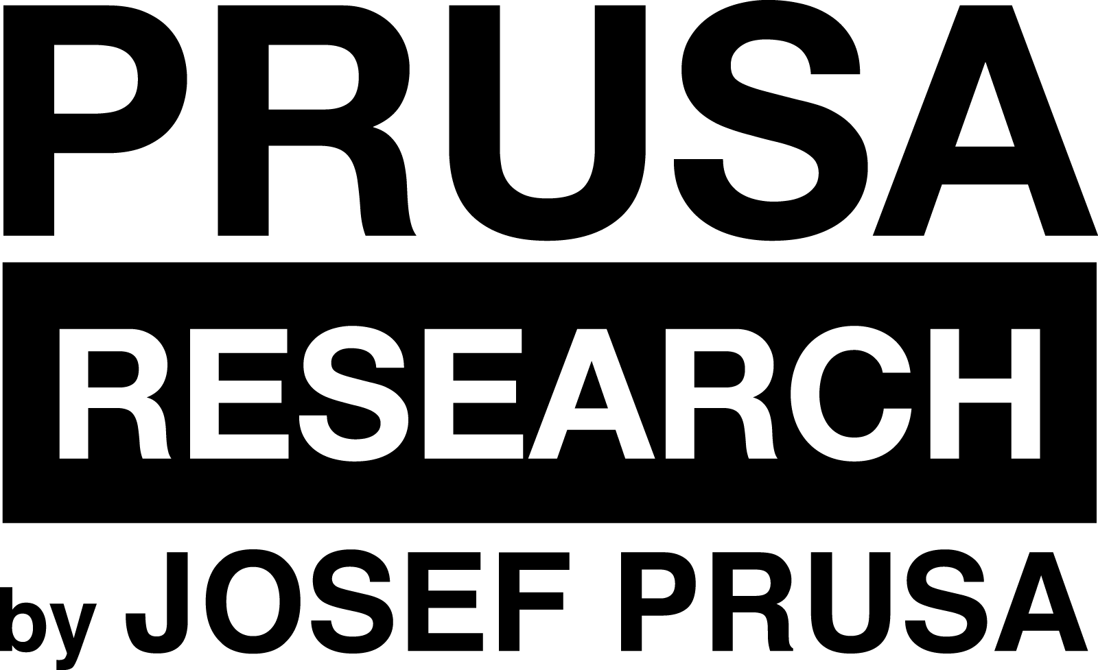prusa research logo black